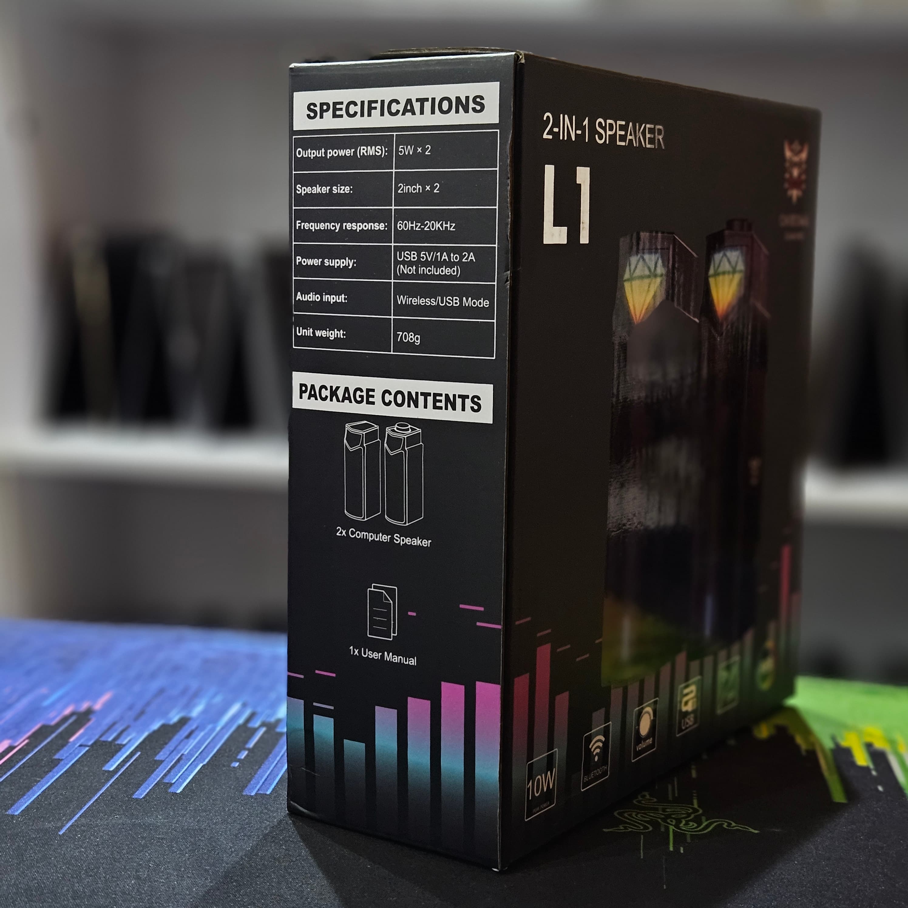 L1 RGb desktop speakers  product image 2